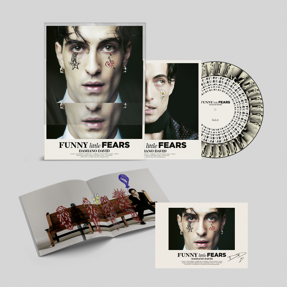 FUNNY Little FEARS *Store Exclusive* Zoetrope Deluxe LP + Signed Art Card